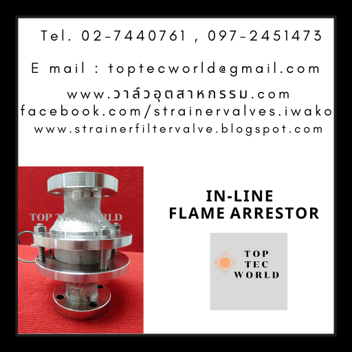 In Line flame arrester