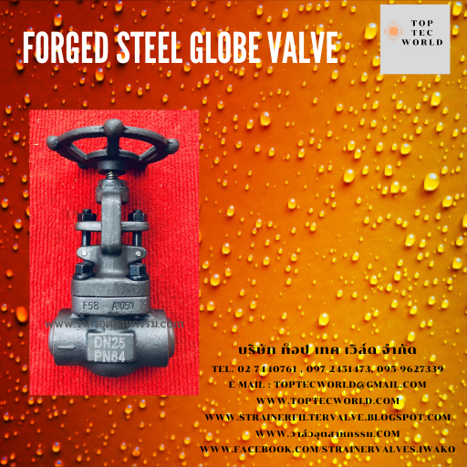 Forged Steel Globe Valve ฟอร์จสตีล โกลบวาล์ว