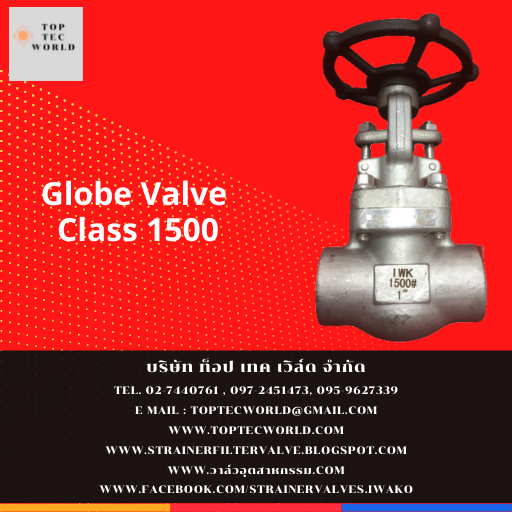Globe Valve Class 1500